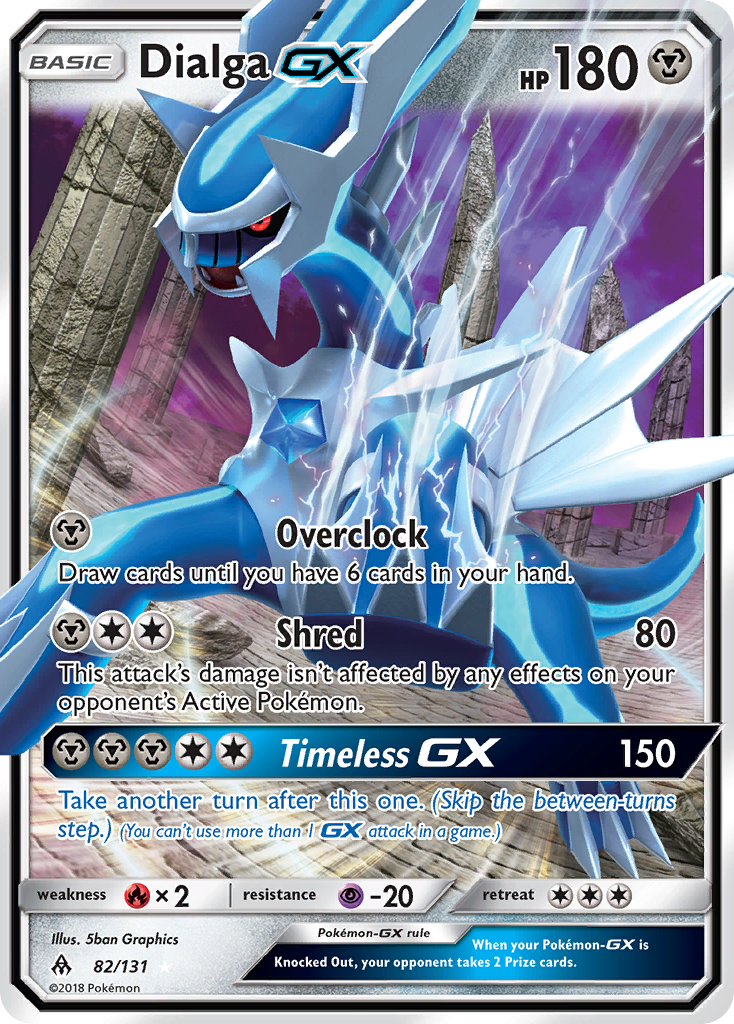 Dialga GX (82/131) [Sun & Moon: Forbidden Light] | Anubis Games and Hobby