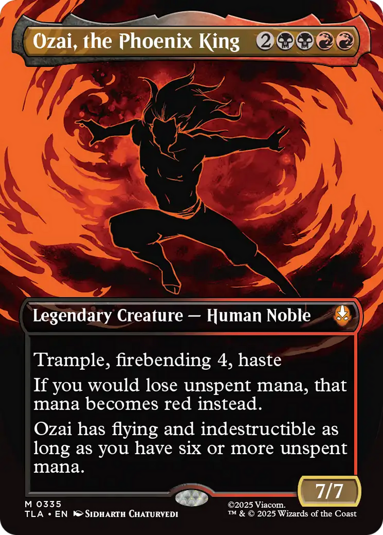 Ozai, the Phoenix King (0335) (Borderless) [Avatar: The Last Airbender] | Anubis Games and Hobby