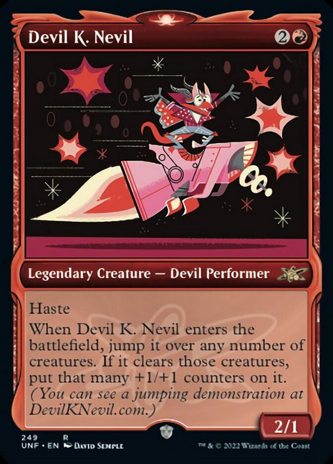 Devil K. Nevil (Showcase) [Unfinity] | Anubis Games and Hobby