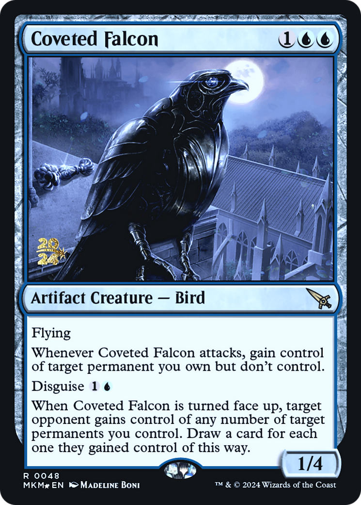 Coveted Falcon [Murders at Karlov Manor Prerelease Promos] | Anubis Games and Hobby