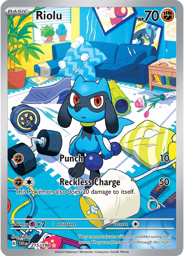 Riolu (215/198) [Scarlet & Violet: Base Set] | Anubis Games and Hobby