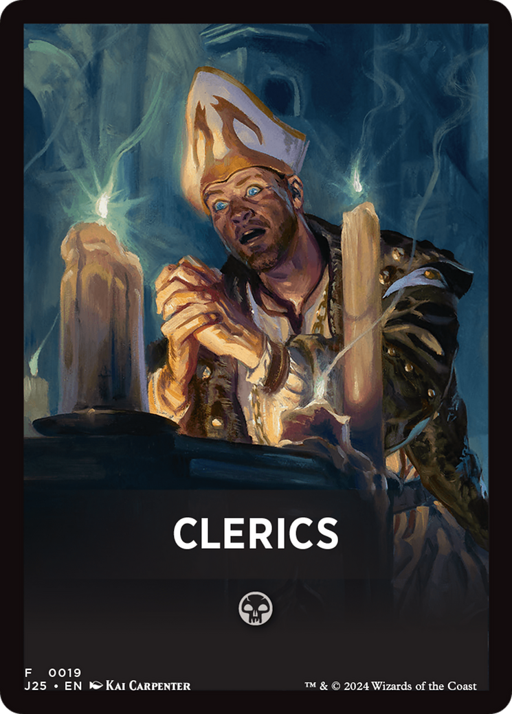 Clerics Theme Card [Foundations Jumpstart Front Cards] | Anubis Games and Hobby