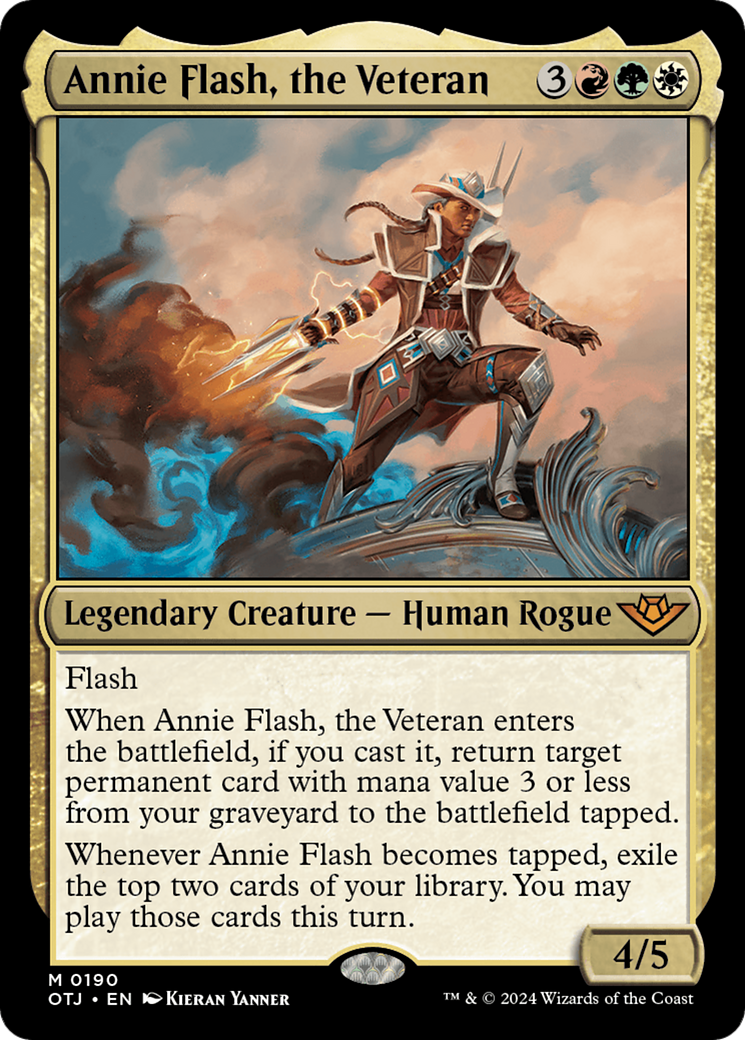 Annie Flash, the Veteran [Outlaws of Thunder Junction] | Anubis Games and Hobby