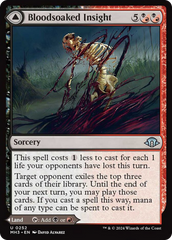 Bloodsoaked Insight // Sanguine Morass [Modern Horizons 3] | Anubis Games and Hobby