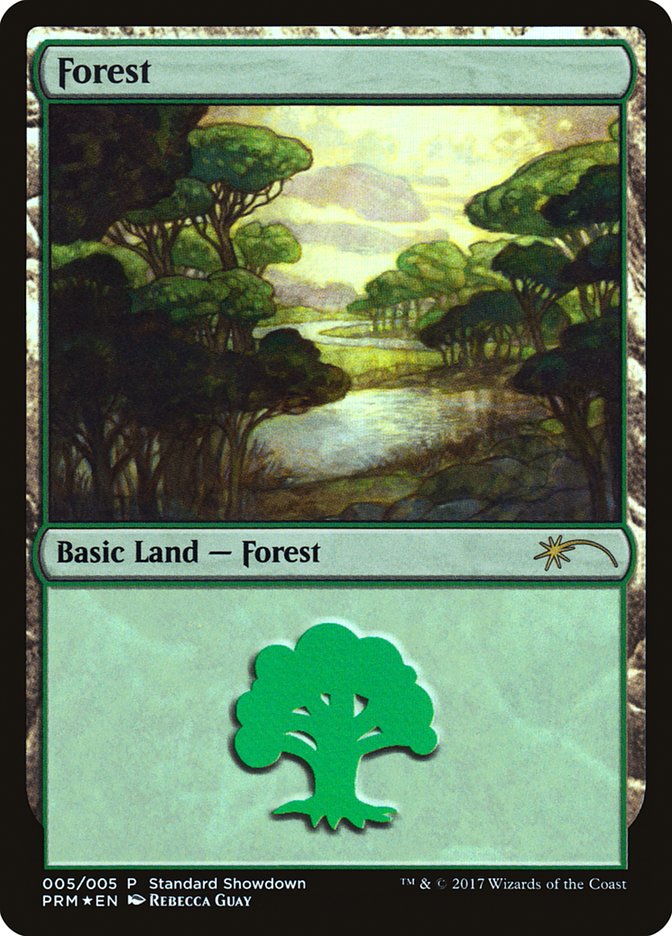 Forest (Rebecca Guay) [Standard Showdown Promos] | Anubis Games and Hobby