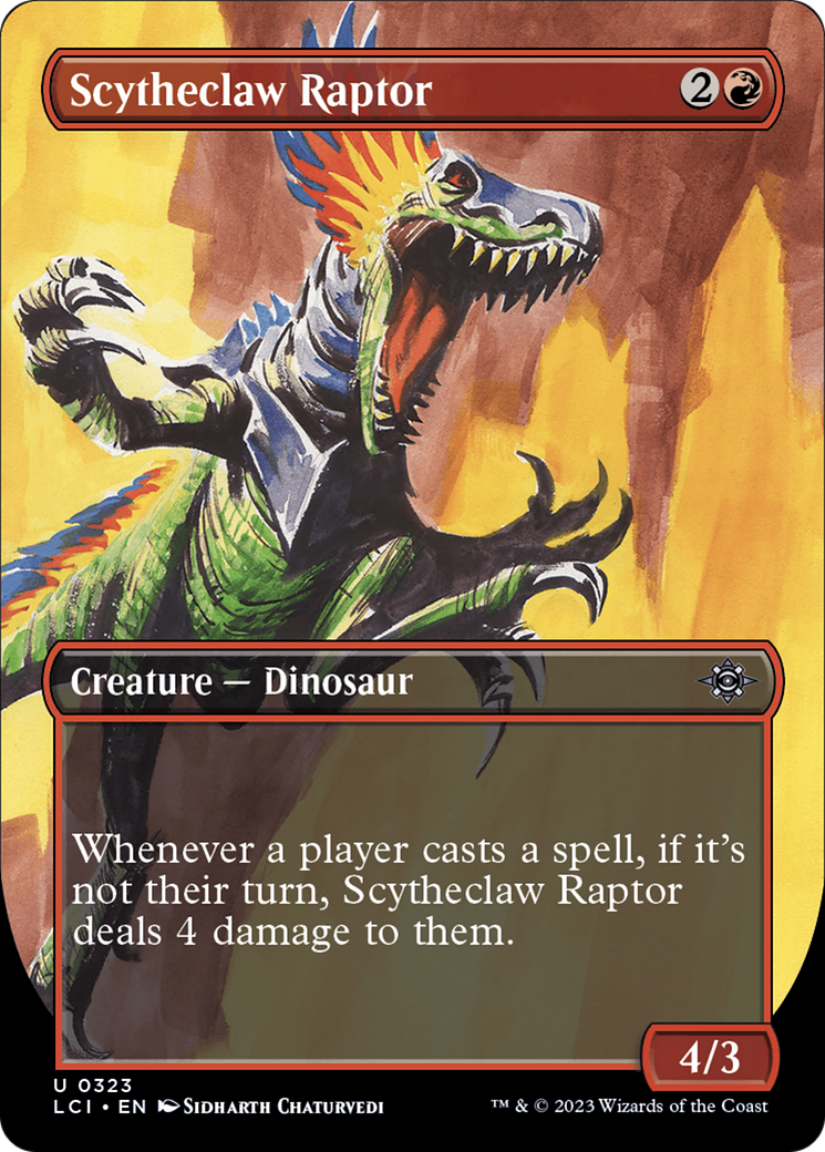 Scytheclaw Raptor (Borderless) [The Lost Caverns of Ixalan] | Anubis Games and Hobby