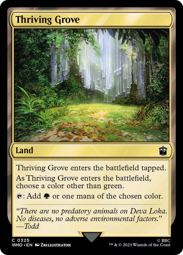 Thriving Grove [Doctor Who] | Anubis Games and Hobby