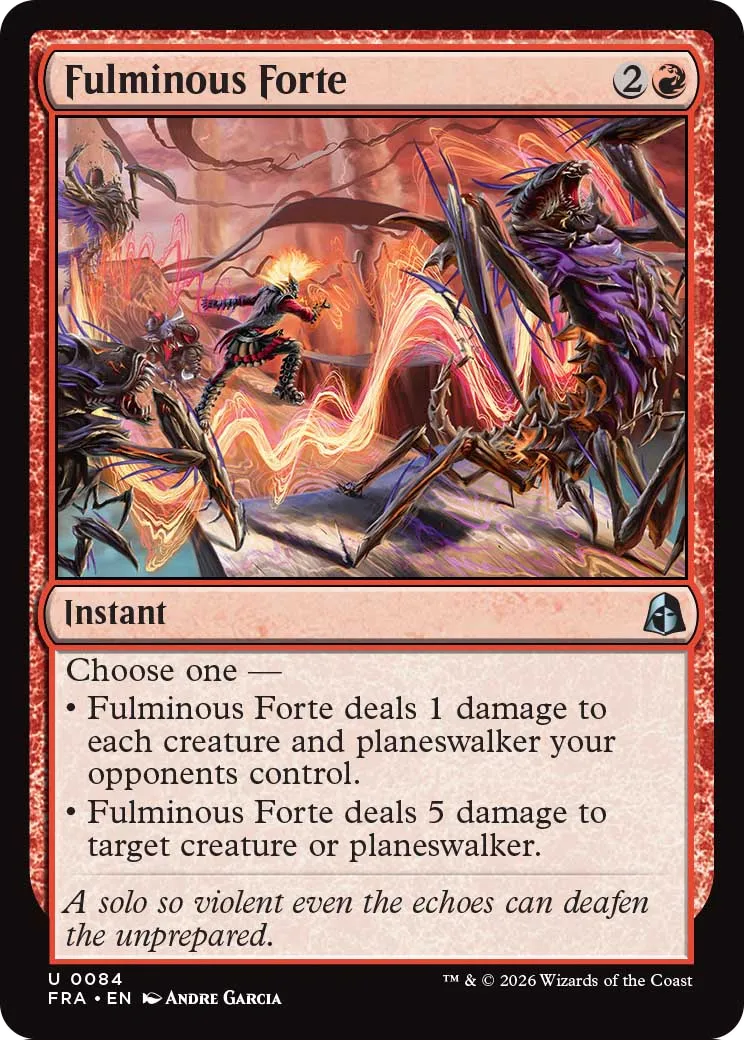 Fulminous Forte [Reality Fracture] | Anubis Games and Hobby