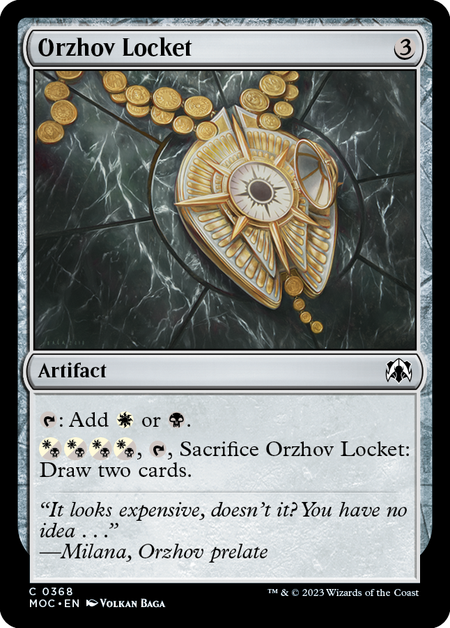 Orzhov Locket [March of the Machine Commander] | Anubis Games and Hobby