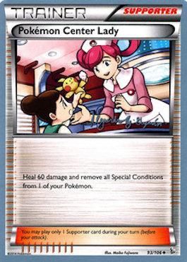 Pokemon Center Lady (93/106) (Primal Groudon - Alejandro Ng-Guzman) [World Championships 2015] | Anubis Games and Hobby
