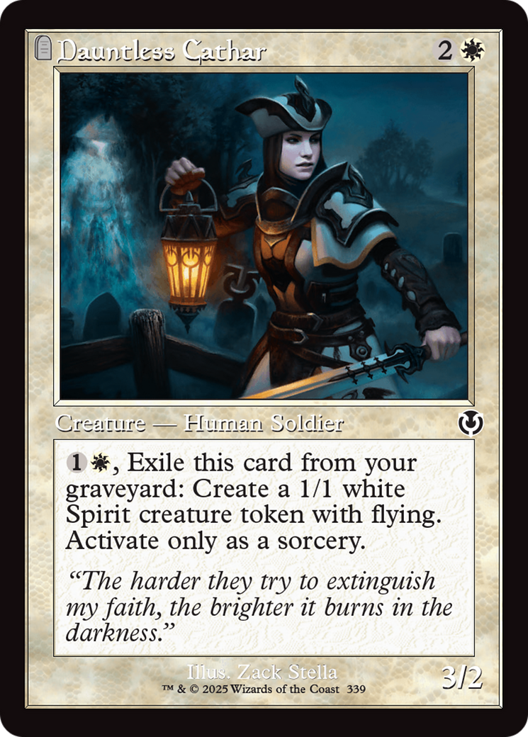 Dauntless Cathar (Retor Frame) [Innistrad Remastered] | Anubis Games and Hobby
