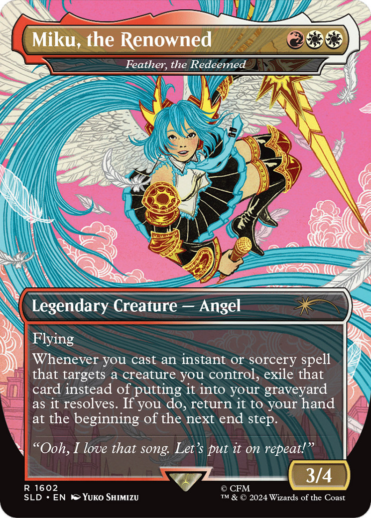 Miku, the Renowned - Feather, the Redeemed [Secret Lair Drop Series] | Anubis Games and Hobby