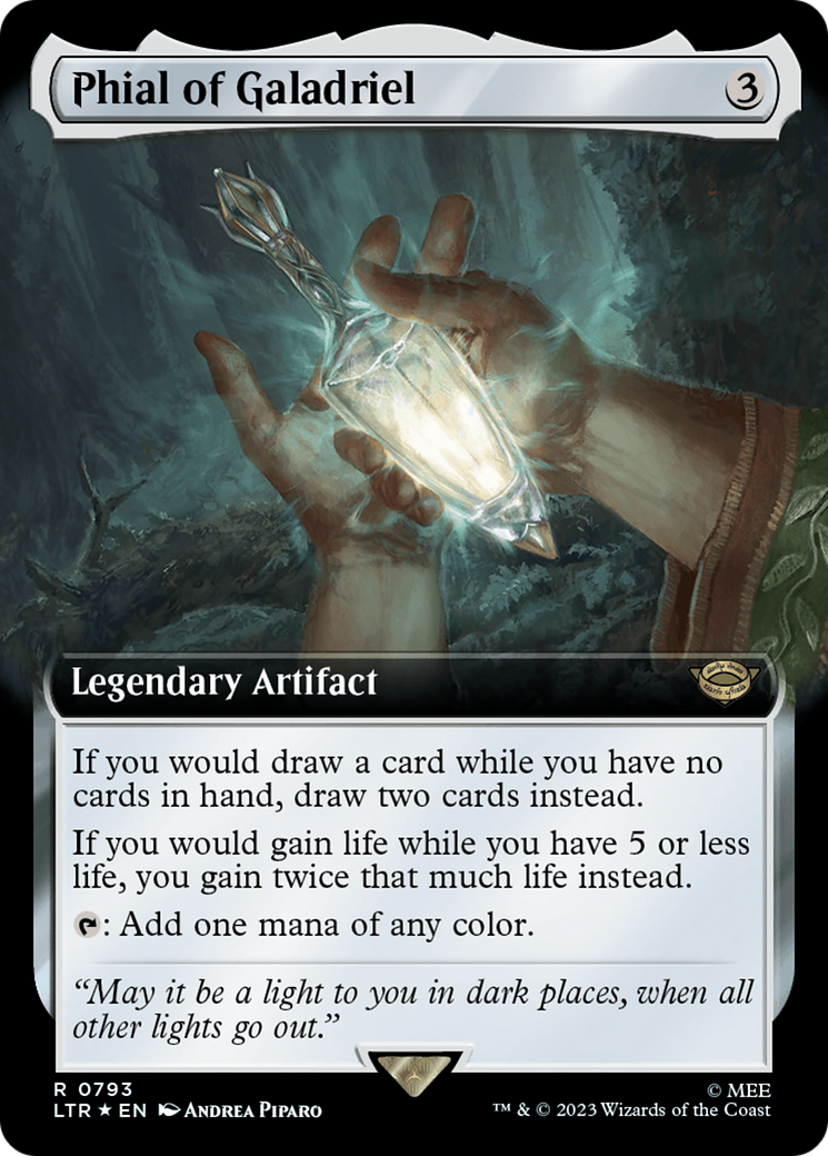 Phial of Galadriel (Extended Art) (Surge Foil) [The Lord of the Rings: Tales of Middle-Earth] | Anubis Games and Hobby