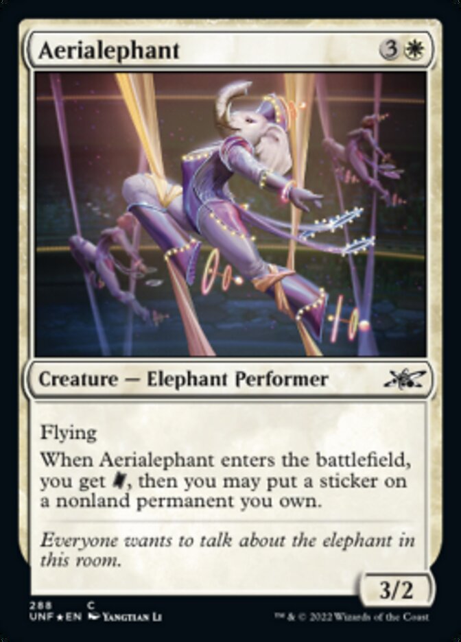 Aerialephant (Galaxy Foil) [Unfinity] | Anubis Games and Hobby