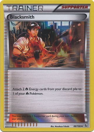 Blacksmith (88/106) (Sheen Holo Pyroar Collection Exclusive) [XY: Flashfire] | Anubis Games and Hobby