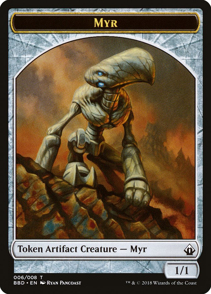 Myr Token [Battlebond Tokens] | Anubis Games and Hobby