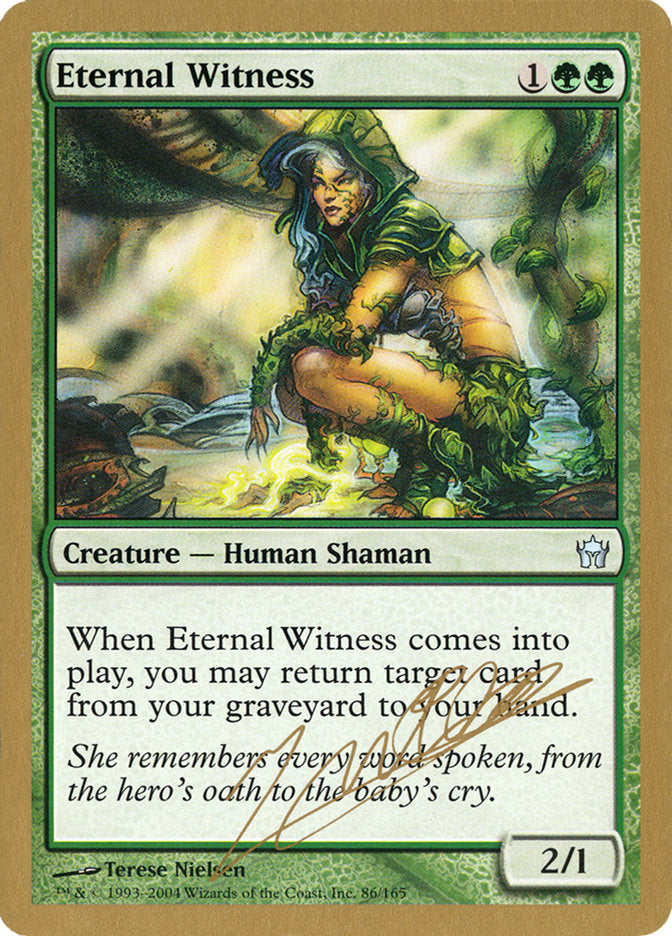 Eternal Witness (Julien Nuijten) [World Championship Decks 2004] | Anubis Games and Hobby