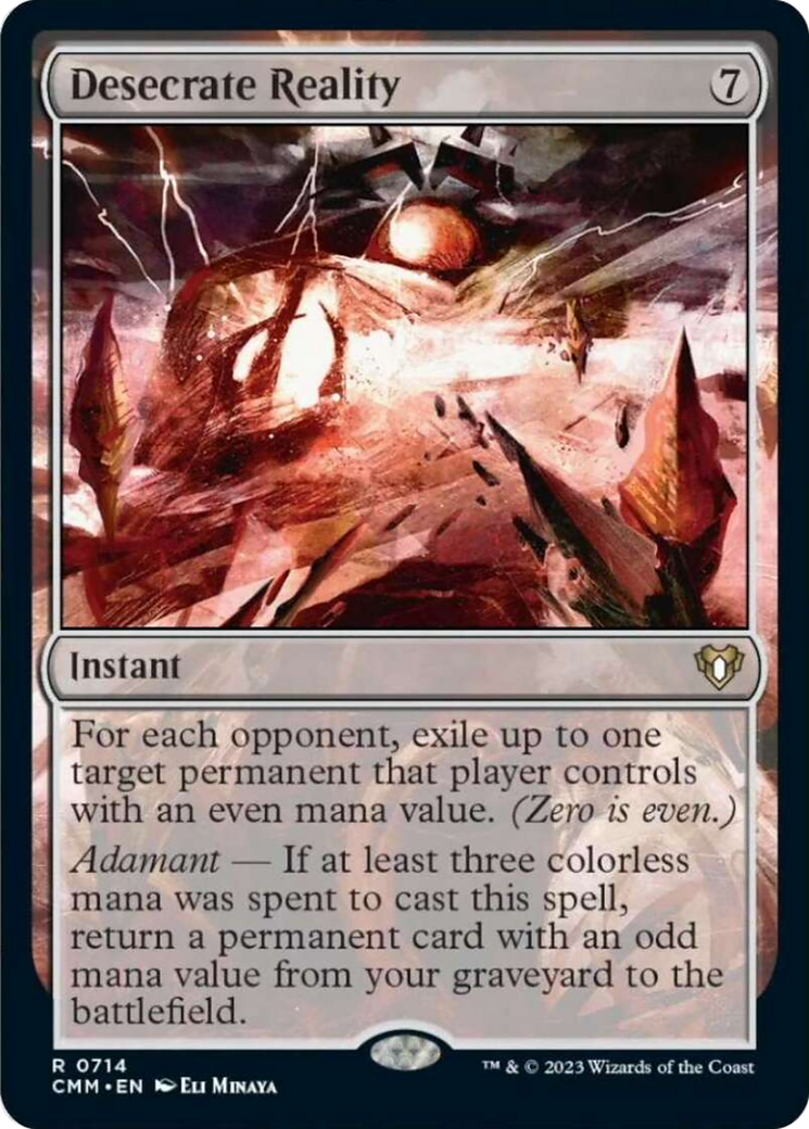 Desecrate Reality [Commander Masters] | Anubis Games and Hobby