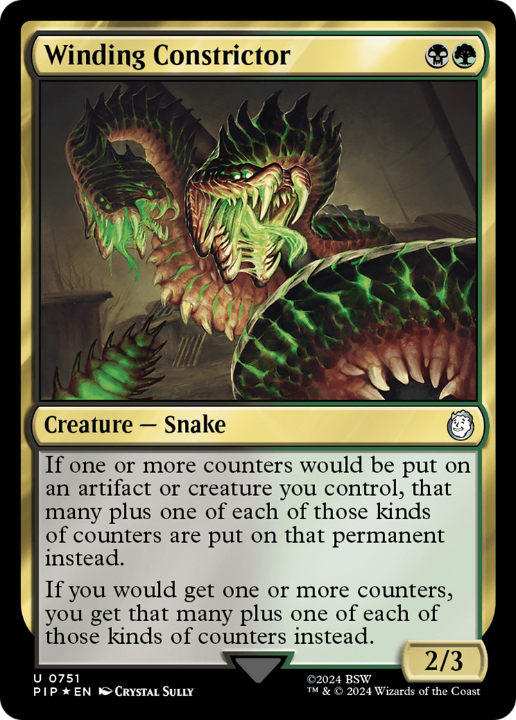 Winding Constrictor (Surge Foil) [Fallout] | Anubis Games and Hobby