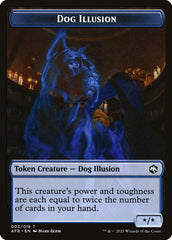 Zombie // Dog Illusion Double-Sided Token [Dungeons & Dragons: Adventures in the Forgotten Realms Tokens] | Anubis Games and Hobby