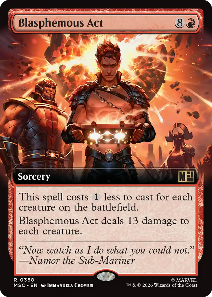 Blasphemous Act (Extended Art) [Marvel Super Heroes Commander] | Anubis Games and Hobby