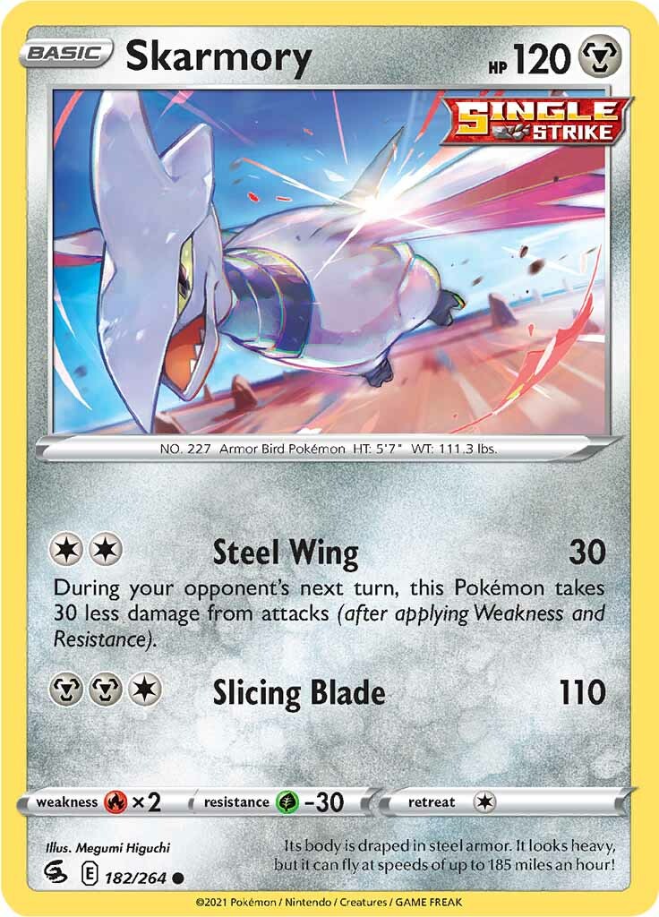 Skarmory (182/264) [Sword & Shield: Fusion Strike] | Anubis Games and Hobby