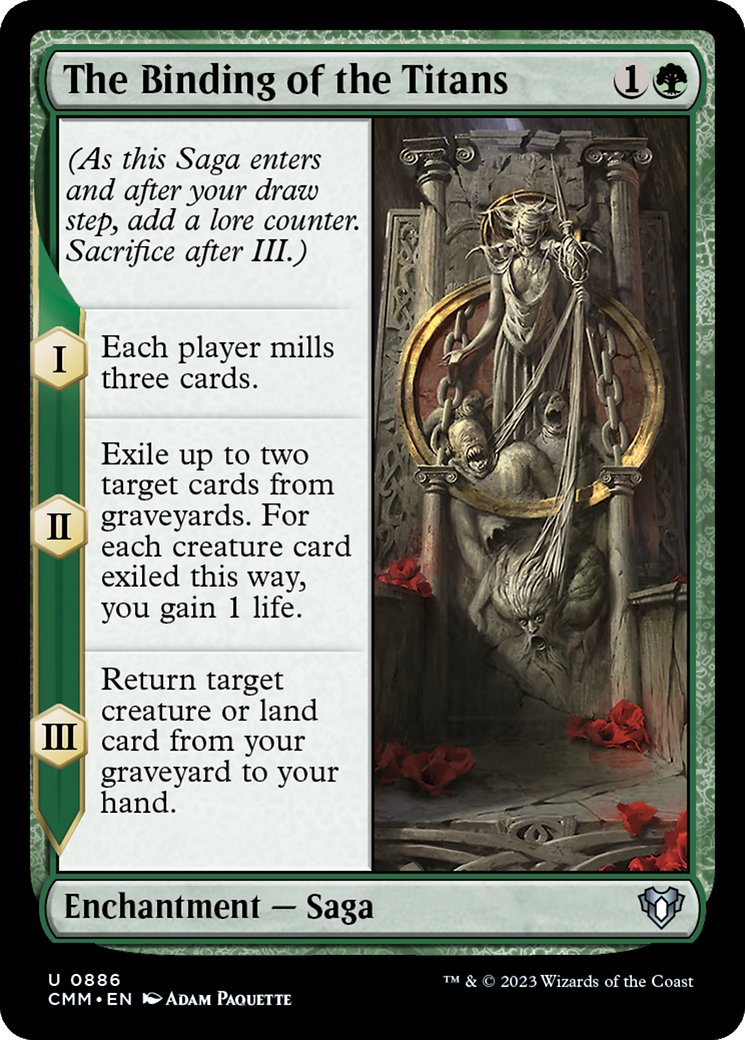 The Binding of the Titans [Commander Masters] | Anubis Games and Hobby