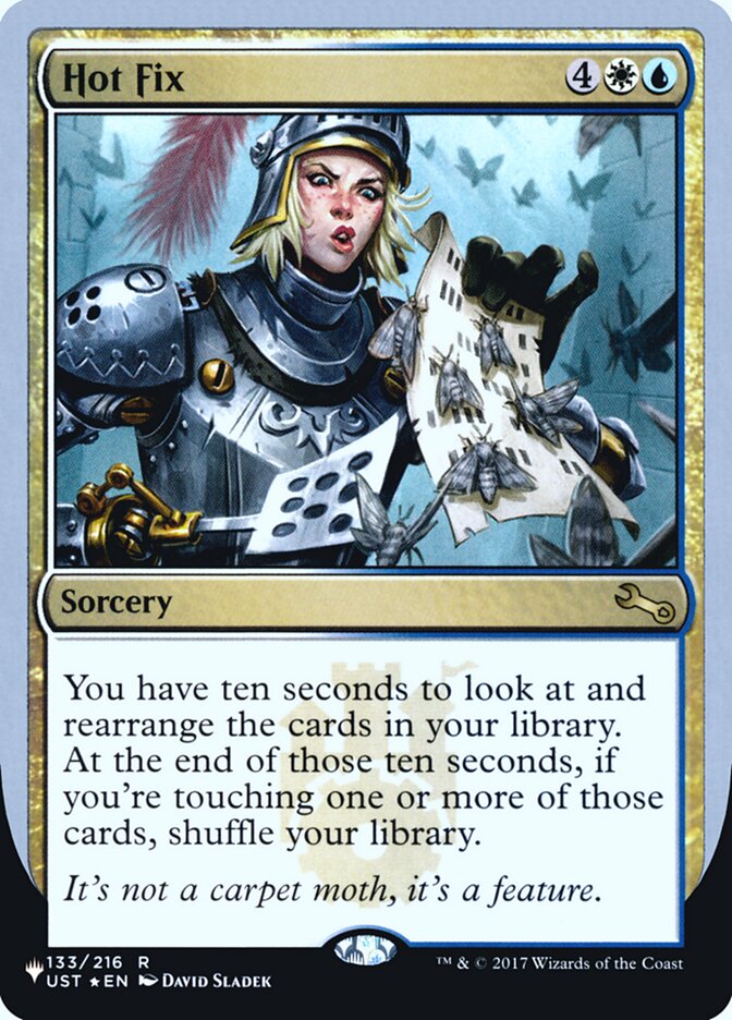 Hot Fix (Unfinity Foil Edition) [The List] | Anubis Games and Hobby