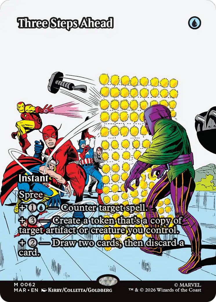Three Steps Ahead (Borderless) [Marvel Universe: Eternal-Legal] | Anubis Games and Hobby