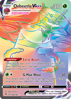 Orbeetle VMAX (186/185) [Sword & Shield: Vivid Voltage] | Anubis Games and Hobby