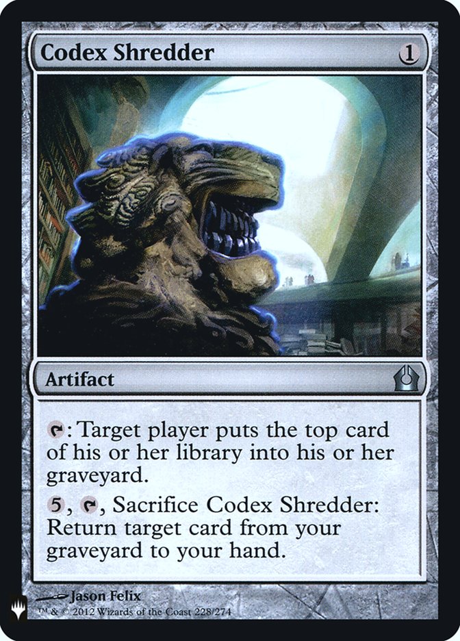 Codex Shredder [Mystery Booster] | Anubis Games and Hobby