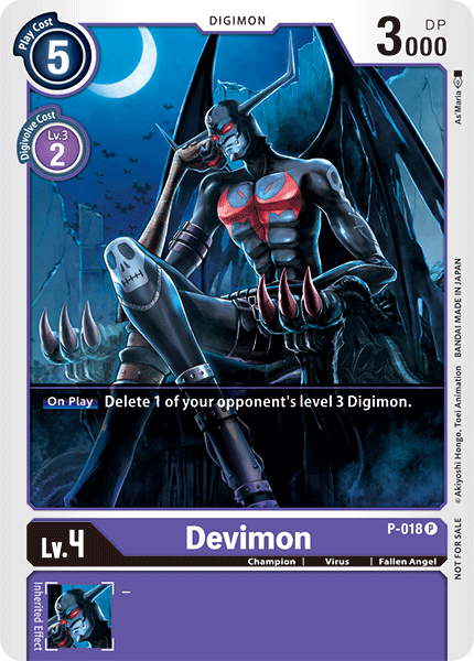 Devimon [P-018] [Promotional Cards] | Anubis Games and Hobby