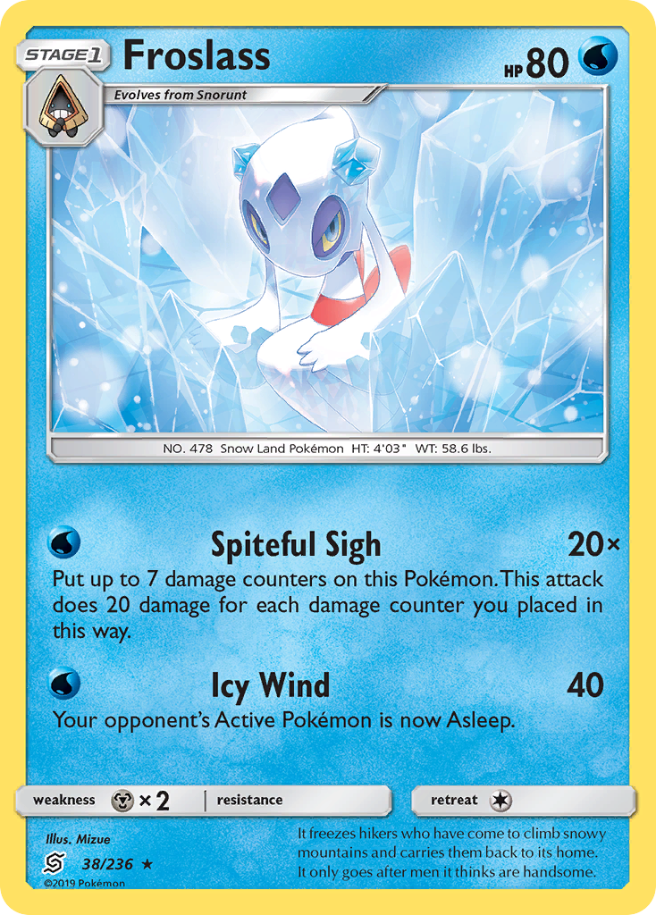 Froslass (38/236) [Sun & Moon: Unified Minds] | Anubis Games and Hobby