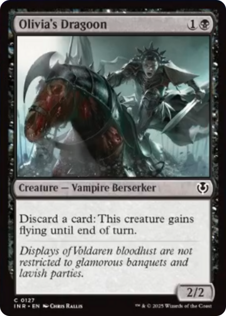 Olivia's Dragoon [Innistrad Remastered] | Anubis Games and Hobby