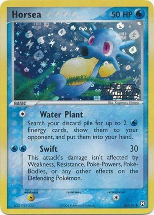 Horsea (58/109) (Stamped) [EX: Team Rocket Returns] | Anubis Games and Hobby