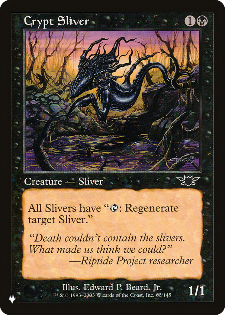 Crypt Sliver [The List Reprints] | Anubis Games and Hobby