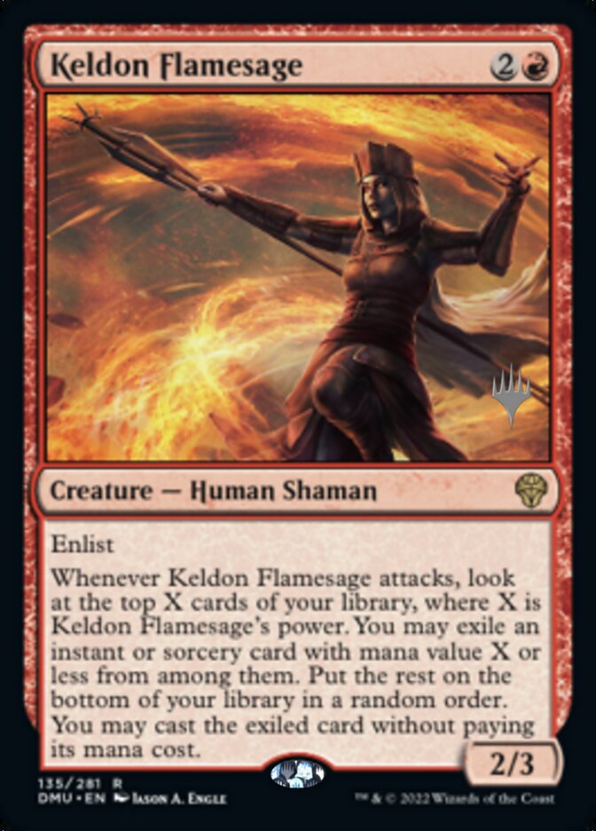 Keldon Flamesage (Promo Pack) [Dominaria United Promos] | Anubis Games and Hobby