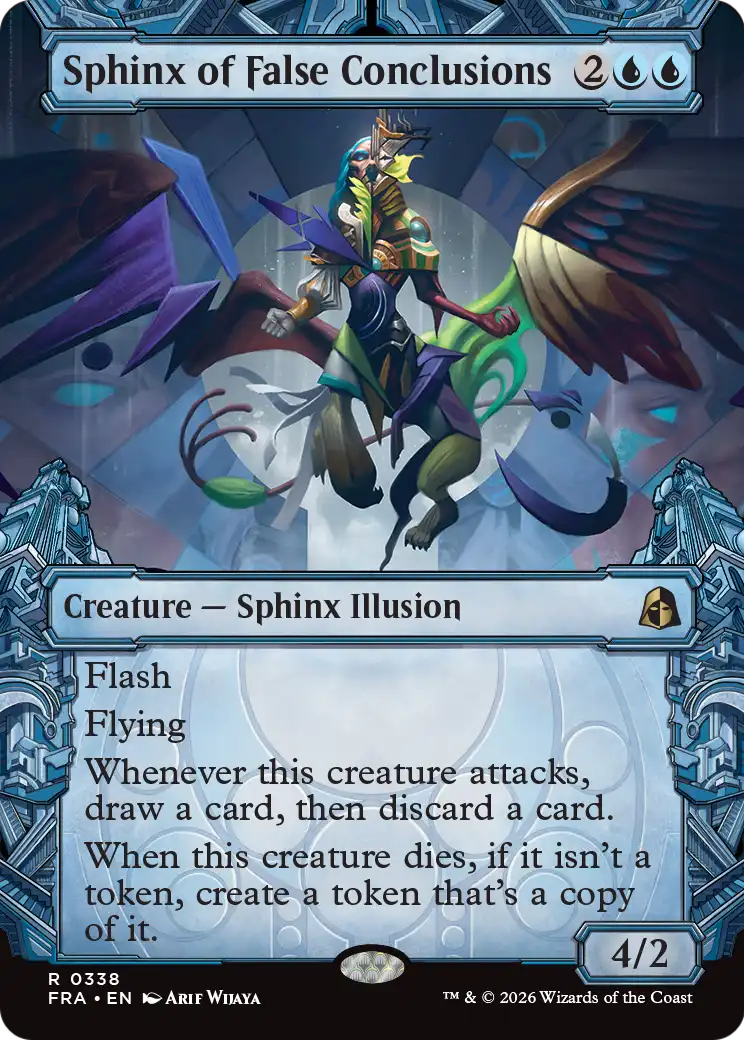 Sphinx of False Conclusions (Showcase) [Reality Fracture] | Anubis Games and Hobby