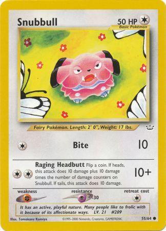 Snubbull (55/64) [Neo Revelation Unlimited] | Anubis Games and Hobby
