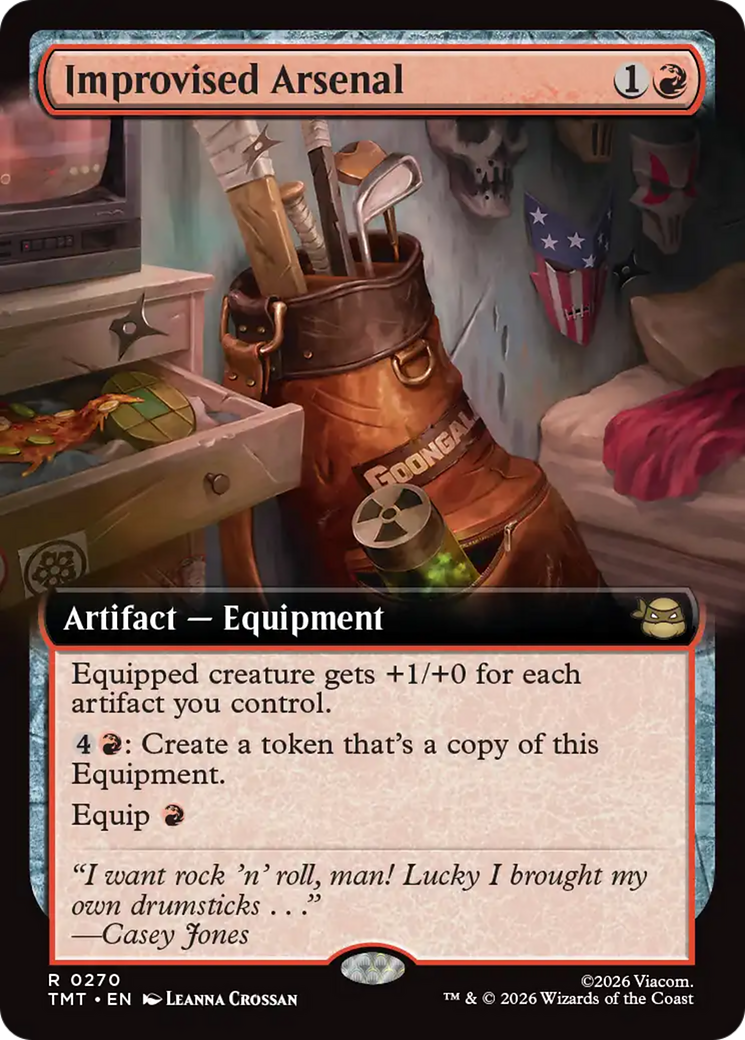 Improvised Arsenal (Extended Art) [Teenage Mutant Ninja Turtles] | Anubis Games and Hobby