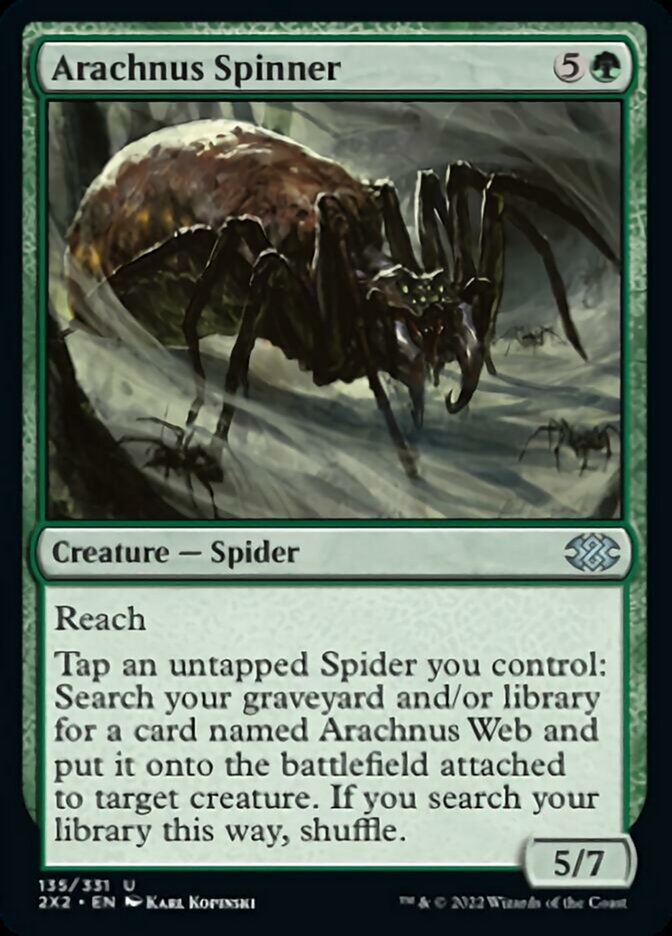 Arachnus Spinner [Double Masters 2022] | Anubis Games and Hobby