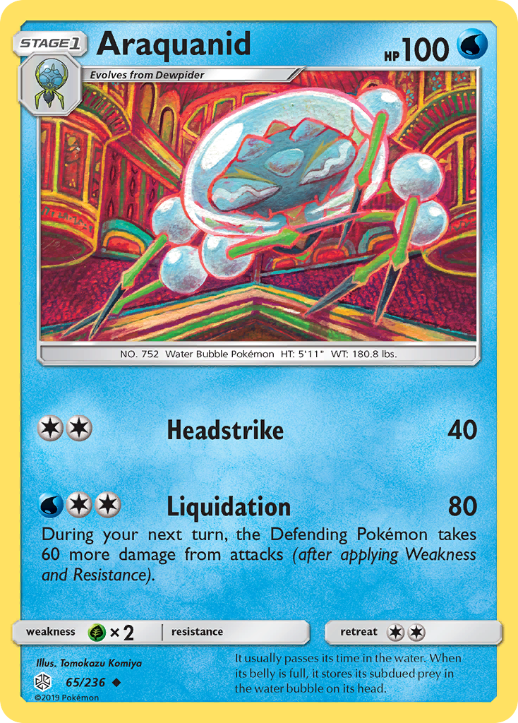 Araquanid (65/236) [Sun & Moon: Cosmic Eclipse] | Anubis Games and Hobby