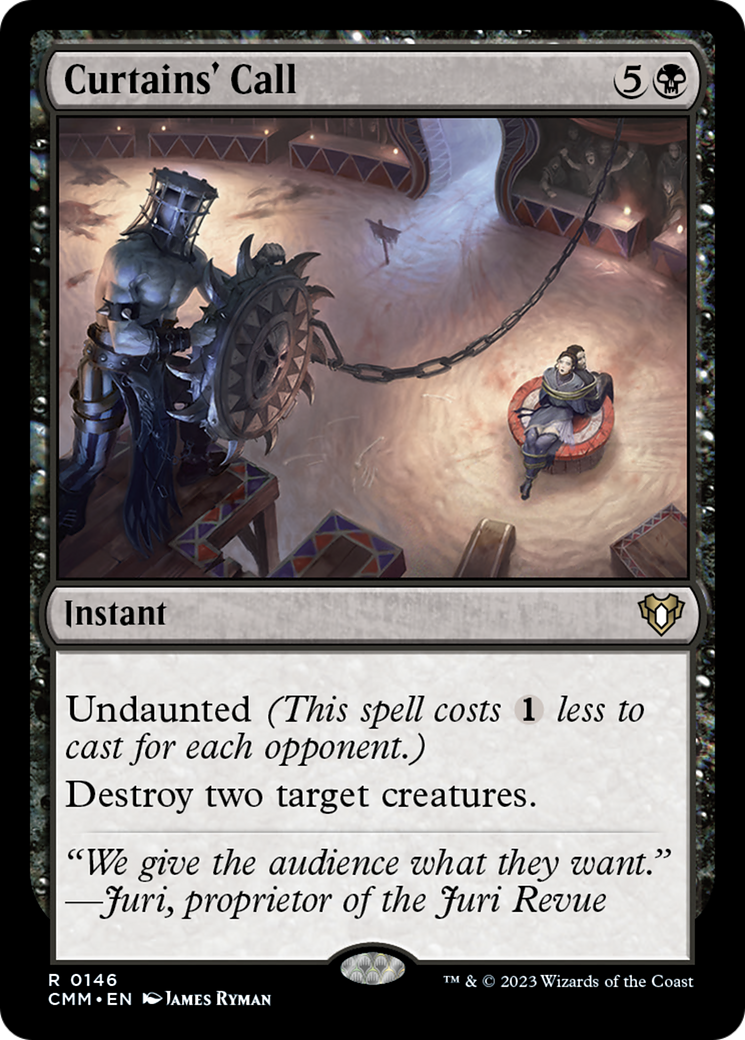 Curtains' Call [Commander Masters] | Anubis Games and Hobby