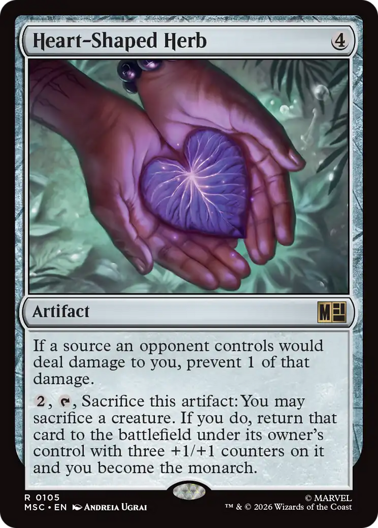 Heart-Shaped Herb [Marvel Super Heroes Commander] | Anubis Games and Hobby