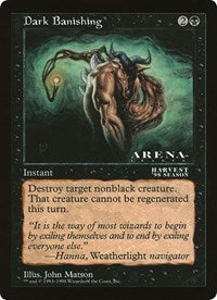 Dark Banishing (Oversized) [Oversize Cards] | Anubis Games and Hobby