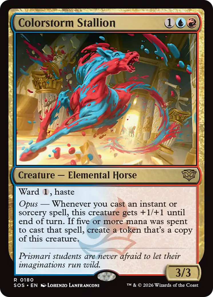 Colorstorm Stallion [Secrets of Strixhaven] | Anubis Games and Hobby