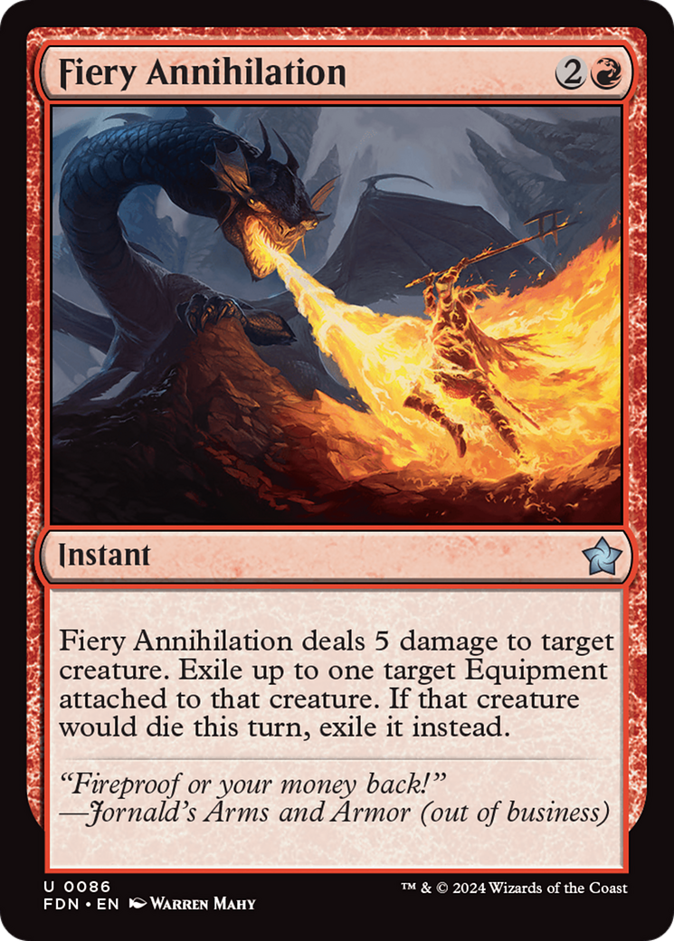 Fiery Annihilation [Foundations] | Anubis Games and Hobby