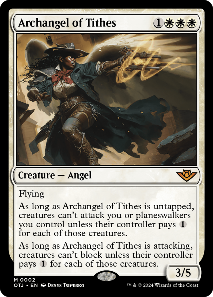 Archangel of Tithes [Outlaws of Thunder Junction] | Anubis Games and Hobby