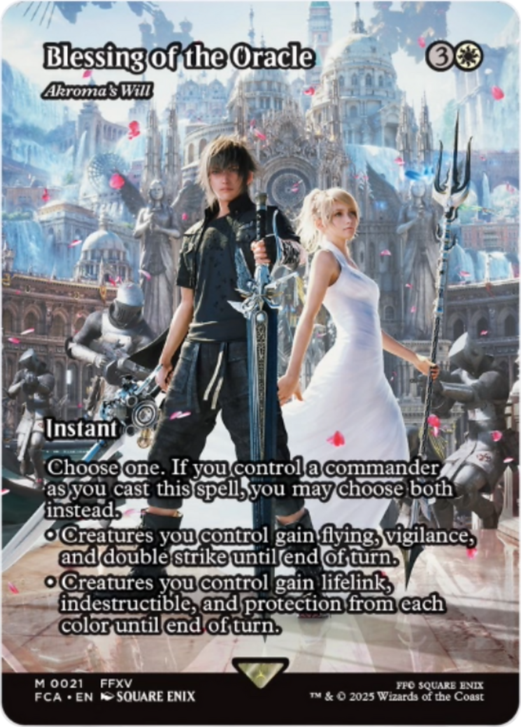 Blessing of the Oracle - Akroma's Will (Showcase) [FINAL FANTASY : Through the Ages] | Anubis Games and Hobby