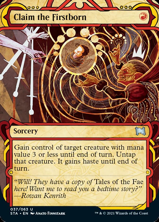 Claim the Firstborn (Foil Etched) [Strixhaven: Mystical Archive] | Anubis Games and Hobby
